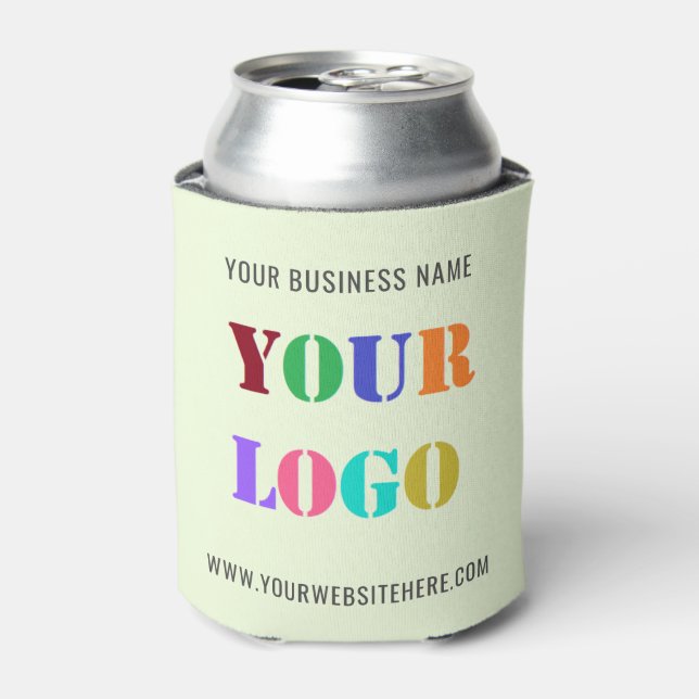 Custom Logo Text Promotional Business Can Cooler (Can Front)