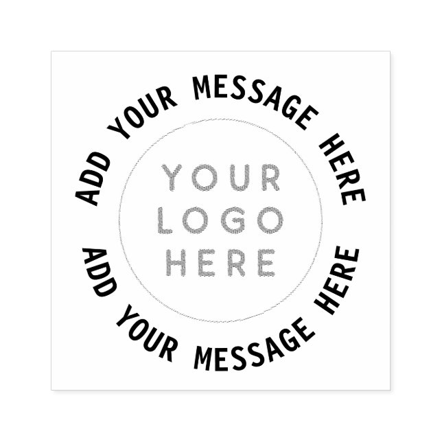 Custom Logo & Text Rubber Stamp (Imprint)