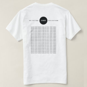 Custom Logo Text  T-Shirt