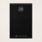 Custom logo thin border black earring display card