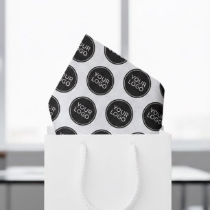 Custom Logo Tissue Paper   Minimalist Branded