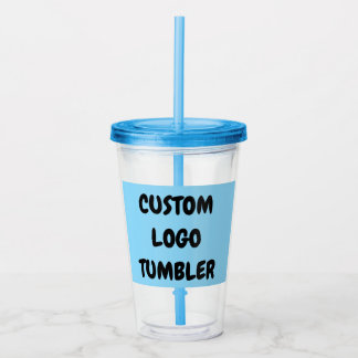 CUSTOM LOGO TUMBLER Acrylic No minimum