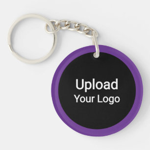 Custom Logo Upload Personalised Business Key Ring