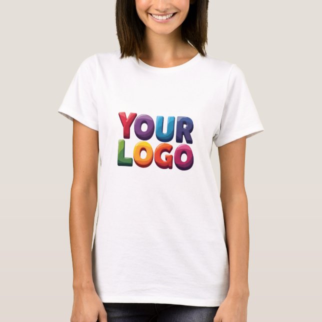 Custom Logo|Upload Your Logo | Business & Brand  T-Shirt (Front)