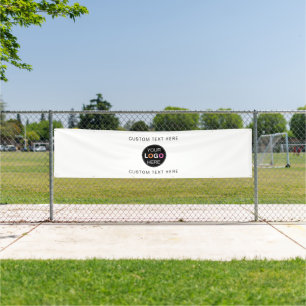Custom Logo   Vinyl Banner, 2.5' x 10' Outdoor Banner