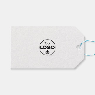 Custom Logo White Gift Tags | Personalised Busines