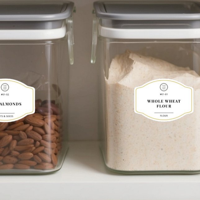 Custom Logo White Kitchen Pantry Labels (Creator Uploaded)