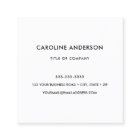Custom logo, white, square, professional
