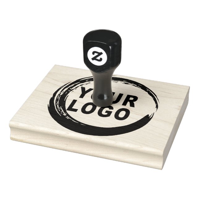 Custom Logo Wooden Rubber Stamp (Stamp)