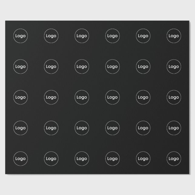 Custom Logo  Wrapping Paper (Flat)