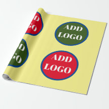 Custom logo wrapping paper, replacement logo