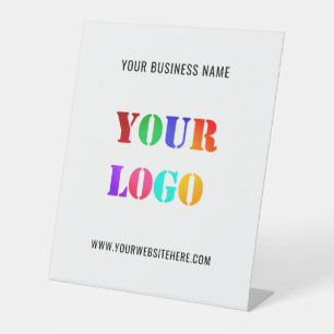 Custom Logo Your Business Office Personalised  Pedestal Sign