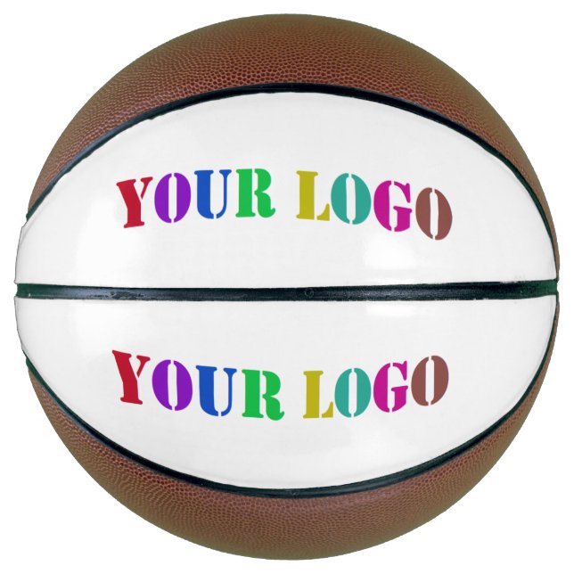 Custom Logo Your Business Personalised Basketball (Front)