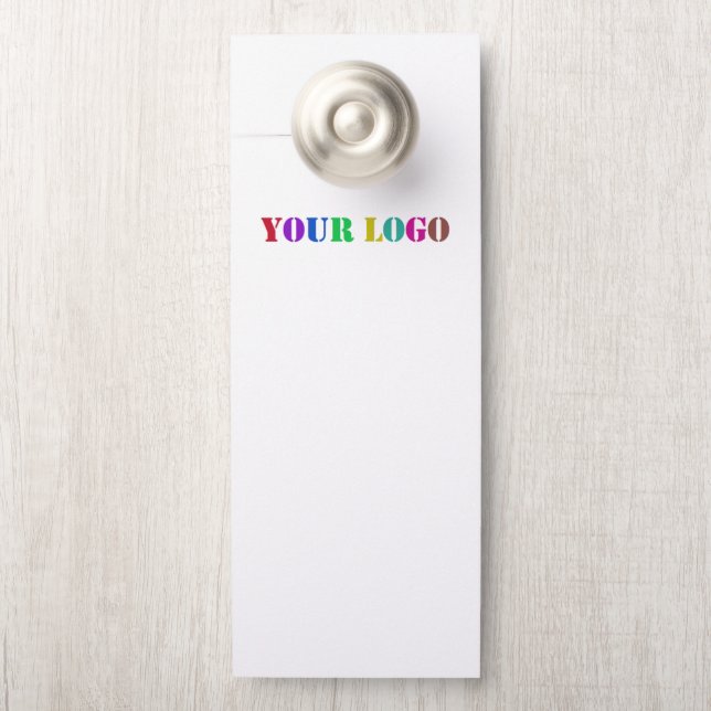 Custom Logo Your Business Personalised Dood Hanger (On Knob)