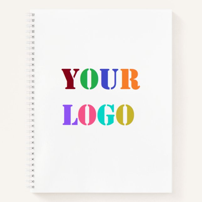 Custom Logo Your Business Promotional Personalised Notebook (Front)
