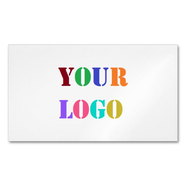 Custom Logo Your Promotional Business Card Magnet (Front)