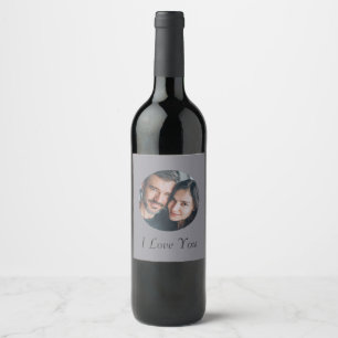 Custom Love Beverage Label with Your Photo