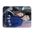 Custom Love Wedding Photo Magnet