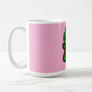 Custom Love You Kawaii Frog Heart Gift Coffee Mug