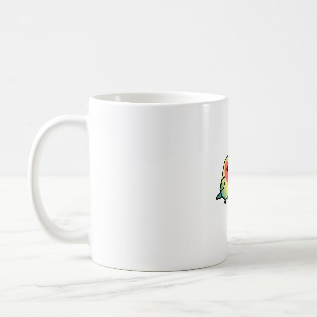 CUSTOM: Lovebird pair Coffee Mug (Left)
