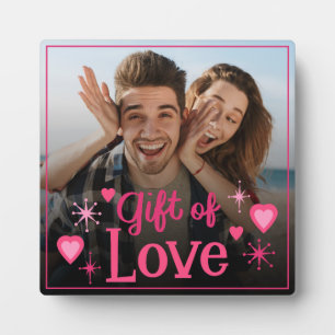 Custom Lovers Picture gift of love valentine's day Plaque