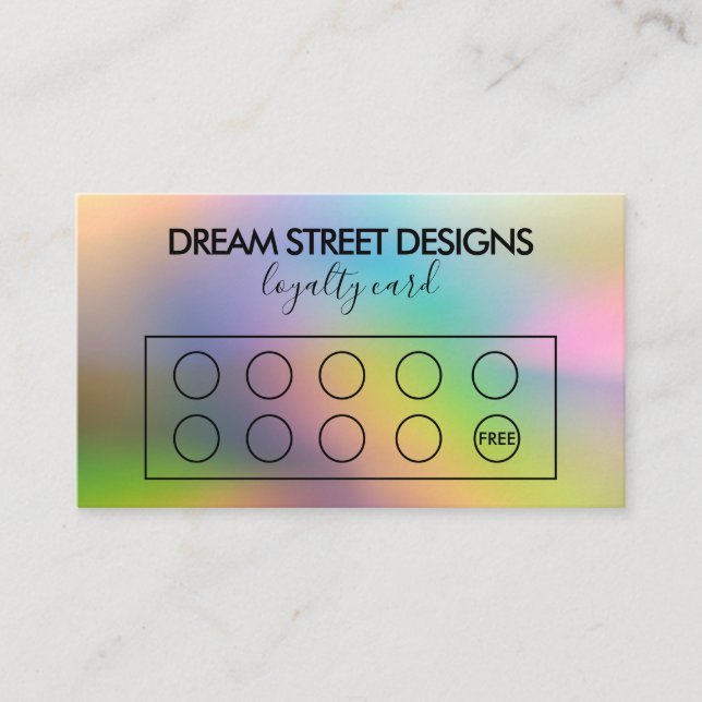 Custom Loyalty Card (Front)