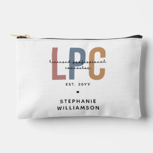 Custom LPC Licensed Professional Counsellor Accessory Pouch