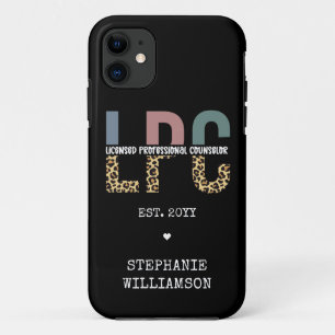 Custom LPC Licensed Professional Counsellor Gift iPhone 11 Case