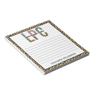 Custom LPC Licensed Professional Counsellor Gift Notepad