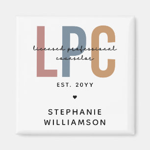 Custom LPC Licensed Professional Counsellor Magnet