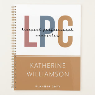 Custom LPC Licensed Professional Counsellor Planner