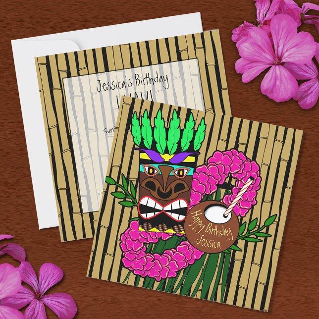 Custom Luau Birthday Party Invitation (Creator Uploaded)