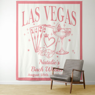 Custom Luxe Las Vegas Bachelorette Party Banner Tapestry