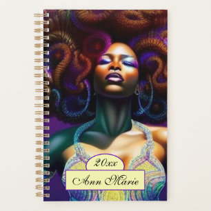 Custom Luxury Black Woman Planner