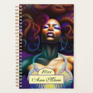 Custom Luxury Black Woman Planner
