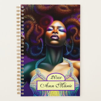Custom Luxury Black Woman Planner