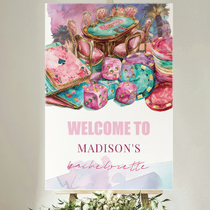 Custom Luxury Las Vegas Bachelorette Welcome Poster