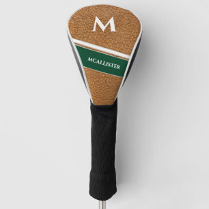 Custom Luxury Leather Pattern Golf Driver Head Cover