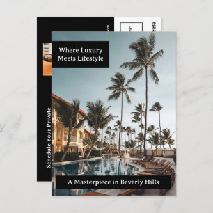 Custom Luxury Real Estate  Postcard