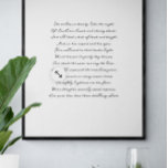 Custom Lyrics Print, Song Lyrics Art Poster<br><div class="desc">Elegant song lyrics wall art,  song lyrics print,  wedding song lyric art,  first dance print. Add your custom lyrics or poem. to make a beautiful personalised gift. Perfect anniversary gift or thoughtful Valentine's Day gift idea.</div>