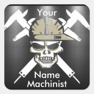Custom Machinist Sticker