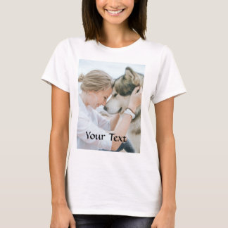 Custom Made - Add Photo and Text T-Shirt