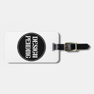 Custom-made, artistic, elegant luggage tag