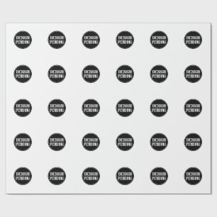 Custom-made, artistic, elegant wrapping paper