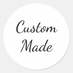 Custom Made Classic Round Sticker