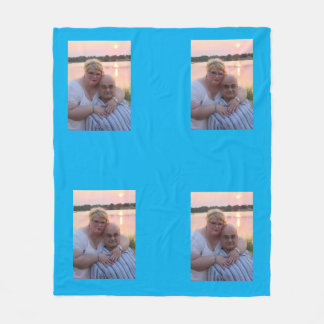 Custom made fleece blanket medium 