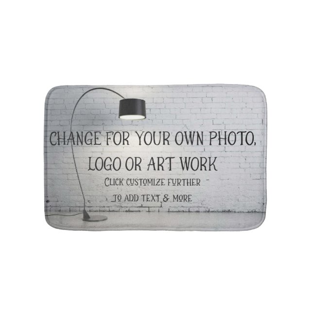 Custom Made For You Personalised One Of A Kind Bath Mat (Front)