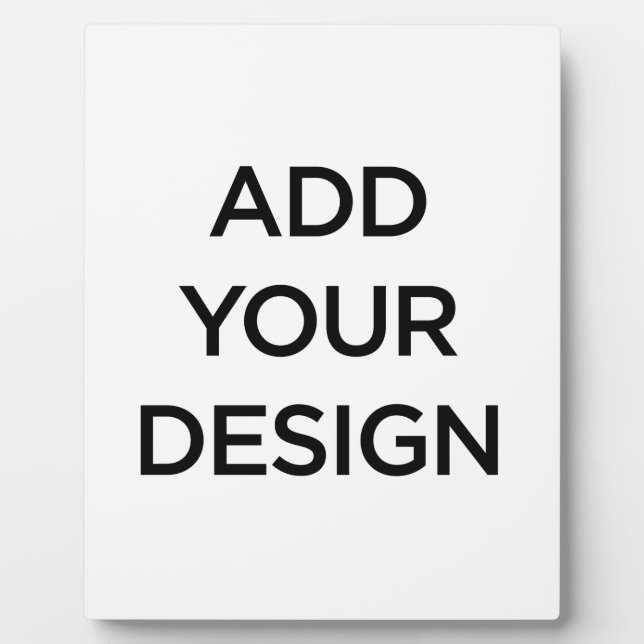 Custom Made (Make Your Own) Plaque (Front)