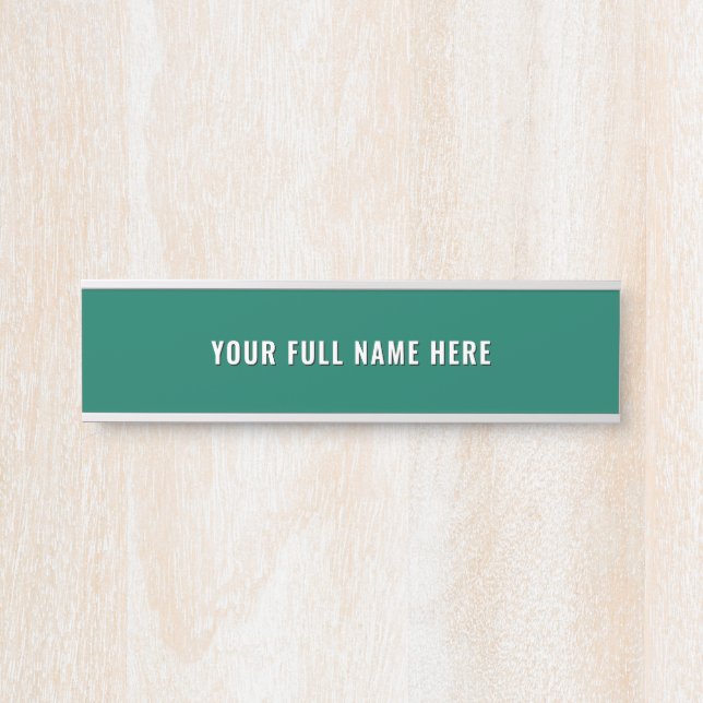 Custom Made Name Door Sign Your Fonts and Colours (Front)