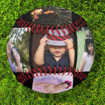 Custom Made Personalised One of a Kind 10 Photo Baseball<br><div class="desc">personalised one of a kind unique made by you custom baseball  - the ball features templates for 10 of your photographs or art - you can add your own photos to this base ball from Ricaso</div>